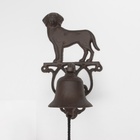 Колокол настенный чугун «Собака», декор, 24×10×13.5 см - Фото 2