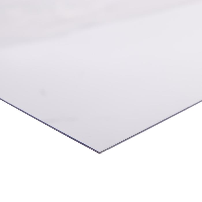 Поликарбонат монолитный, толщина 1 мм, 2,05 × 1,25 м, прозрачный, с УФ защитой