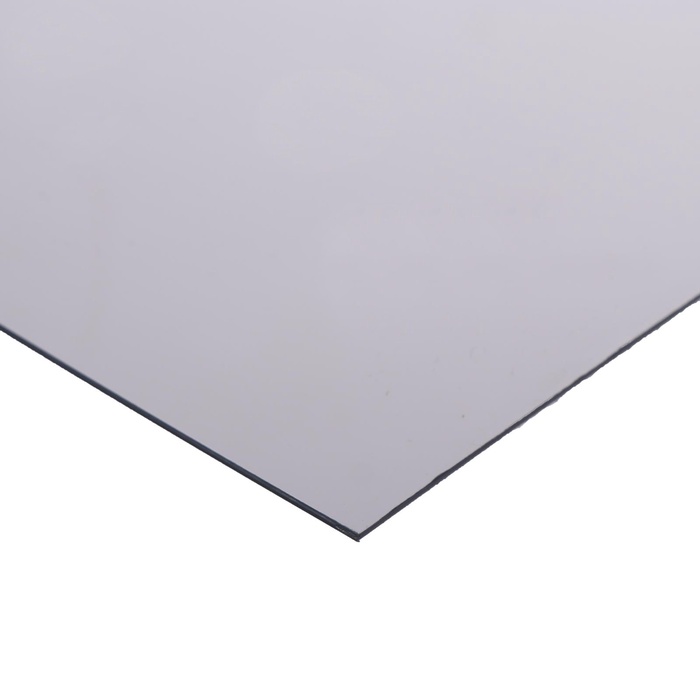 Лист ПЭТ-А, толщина 1 мм, 2,05 × 1,25 м, без УФ, прозрачный - Фото 1