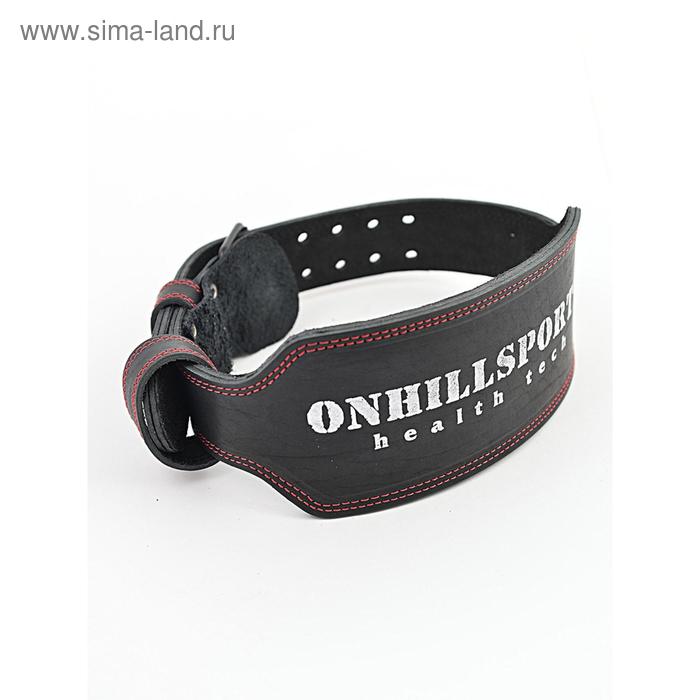 Пояс атлетический с пряжкой, 6/12 см, 3 слоя, medium, размер S (60-80 см) - Фото 1