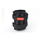 Утяжелители 2 × 4 кг (грузы съёмные 500 г, 16 шт.), цвет чёрный - Фото 1