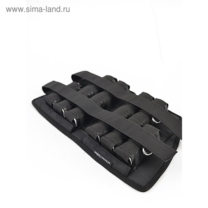 Утяжелители на ноги 2 10 кг грузы съёмные 1000 г 20 шт 15170₽