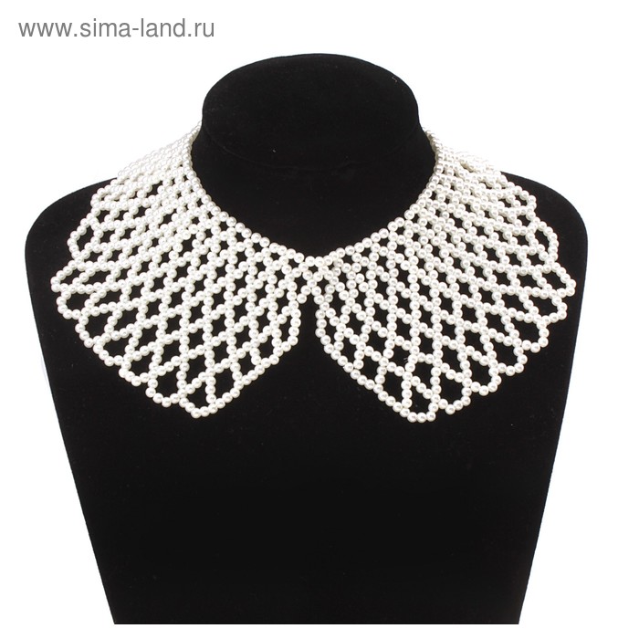 Накладной воротничок «Нежность», цвет белый - Фото 1