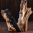 Нож охотничий "Сибиряк" 27,5мм, клинок 145мм/3,2мм, коричневый - Фото 2