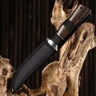 Нож охотничий "Сибиряк" 27,5мм, клинок 145мм/3,2мм, коричневый - Фото 3