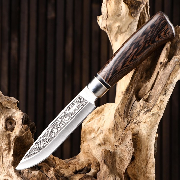 Нож охотничий "Лес" 27см, клинок 138мм/3мм, рукоять микс - фото 1905708662