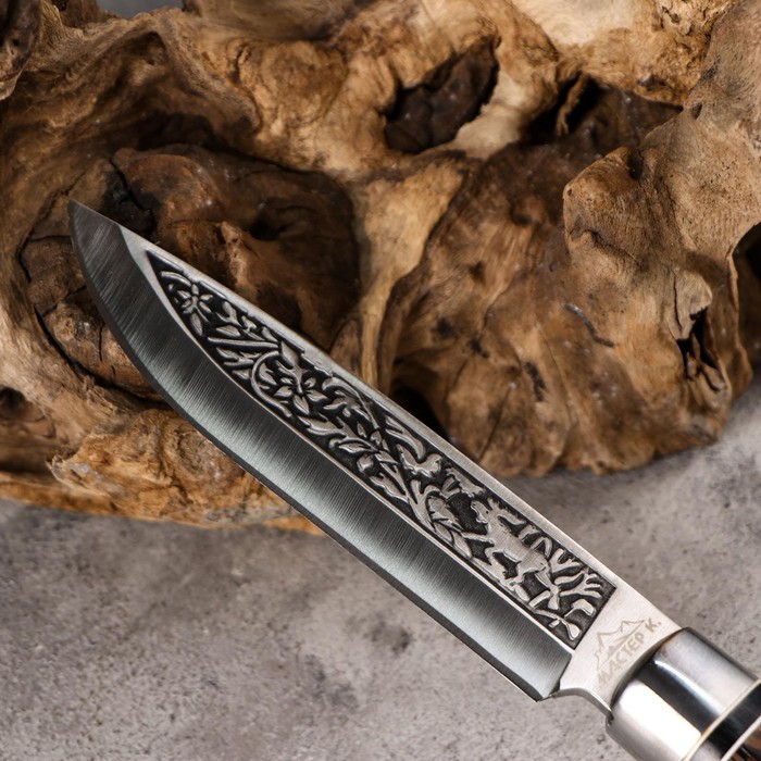 Нож охотничий "Лес" 27см, клинок 138мм/3мм, рукоять микс - фото 1905708664