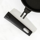 Сковорода «Уля», d=16 см, съёмная ручка, антипригарное покрытие, цвет черный металик - Фото 5