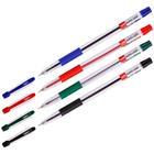 Ручка шариковая Cello Slimo Grip узел 0.7мм, грип, синяя, черная, красная, зеленая - Фото 1