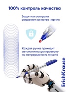 Ручка шариковая ErichKrause. U-109 Classic Stick&Grip, синий стержень, узел 1 мм, резиновый упор - Фото 6