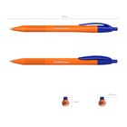 Ручка шариковая автоматическая ErichKrause U-208 Orange Matic 1.0, Ultra Glide Technology, чернила синие - Фото 4