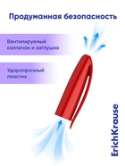 Ручка шариковая ErichKrause. U-108 Original Stick, красный стержень, узел 1 мм - Фото 2