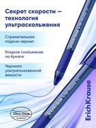Ручка шариковая ErichKrause U-109 Original Stick&Grip, узел 1 мм, синяя - Фото 2