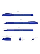 Ручка шариковая ErichKrause. U-109 Original Stick&Grip, синий стержень, узел 1 мм - Фото 3