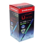 Ручка шариковая ErichKrause U-109 Neon Stick&Grip. узел 1.0 мм, корпус микс трехгранный, чернила синие (комплект 50 шт) - фото 30895464