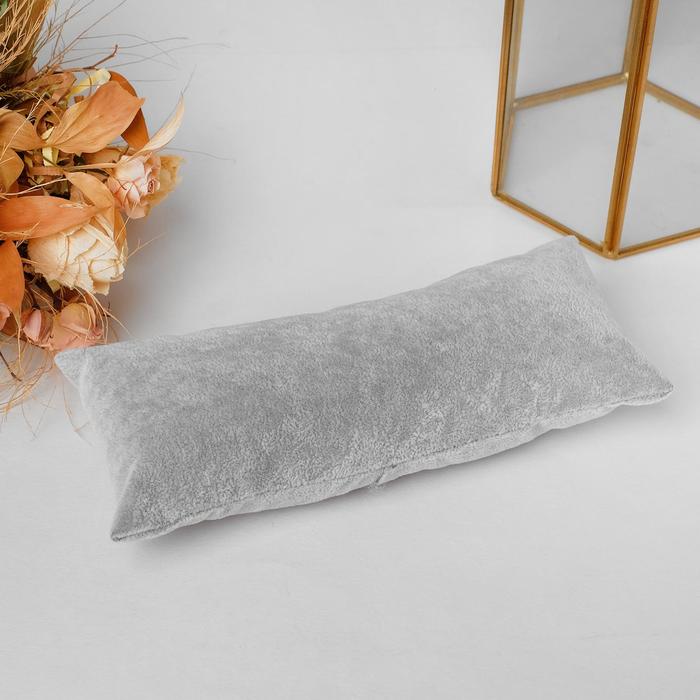 Подушка для украшений, 22×9×4 см, цвет серый - фото 1908616335