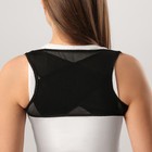 Массажёр - фиксатор для осанки, на фастексах, размер M-L, чёрный - Фото 5