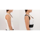 Массажёр - фиксатор для осанки, на липучках, размер S, картонная коробка, чёрный - Фото 7