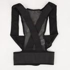 Массажёр - фиксатор для осанки, на липучках, размер M, чёрный - Фото 7