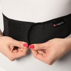 Массажёр - фиксатор для осанки, на липучках, размер L, чёрный - Фото 6