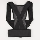 Массажёр - фиксатор для осанки, на липучках, размер L, чёрный - Фото 8