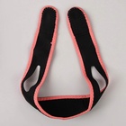 Маска текстильная для коррекции овала лица, на липучке, чёрная, розовая - Фото 6