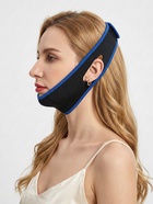 Маска текстильная против храпа, эластичная, на липучке, чёрная - Фото 7