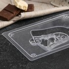 Форма для шоколада и конфет пластиковая «Колокольчик», 15×10×3 см, цвет прозрачный - Фото 3