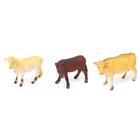 Набор животных «Фермерское хозяйство», 3 фигурки - фото 108999060