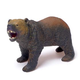 Фигурка животного «Бурый медведь», длина 28 см