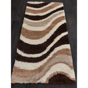 Ковёр прямоугольный Merinos Shaggy Ultra, размер 100x200 см, цвет beige-brown 5474479