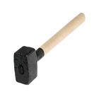 Кувалда литая ЛОМ, 1.5 кг, деревянная рукоятка - фото 22667147