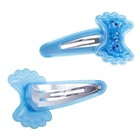 невидимка для волос "Мега" набор 4 шт бантик - Фото 1