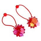 резинка для волос глянец лилия василек (набор 2 шт) - Фото 1