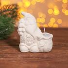 Набор для творчества свеча под раскраску «Дед Мороз с мешком» краски 4 шт. по 3 мл, кисть - Фото 3