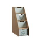 Лестиница-шкаф Гудвин 10.25, 508х1050х1304, Гикори рокфорд/Мята - фото 120397204