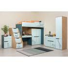 Лестиница-шкаф Гудвин 10.25, 508х1050х1304, Гикори рокфорд/Мята - фото 120397207