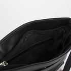 Сумка женская, отдел на молнии, наружный карман, регулируемый ремень, цвет чёрный - Фото 3