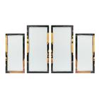 Модульная картина «Карта», золотая, 33 х 73 см - фото 25812592