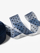 Лента капроновая «Горох», 25 мм, 23±1 м, тёмно-синяя - Фото 3