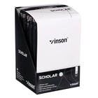 Ручка шариковая Vinson. SCHOLAR, автоматическая, синий стержень, узел 0.7 мм, на масляной основе, резиновый упор, МИКС - Фото 12