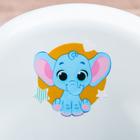 Детская накладка - сиденье на унитаз «Слоник» антискользящая, цвет голубой - Фото 4