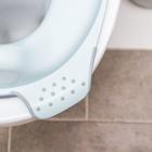 Детская накладка - сиденье на унитаз «Слоник» антискользящая, цвет голубой - Фото 5