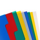 Набор разделителей листов А4 Office-2000, 10 листов без индексации, цветные, пластик 120 мкм - Фото 3