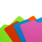 Набор разделителей листов 240×100 мм (для формата А4) Office-2000, 12 листов без индексации, 4 цвета, пластиковые - Фото 2