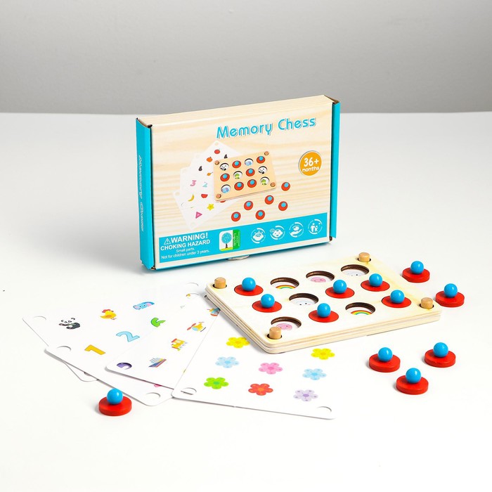 Детская развивающая игра «Мемори» 13,5 × 18,5 × 2,8 см - Фото 1