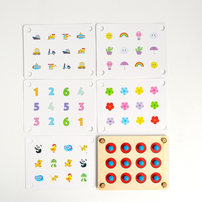 Детская развивающая игра «Мемори» 13,5 × 18,5 × 2,8 см - фото 1886544756