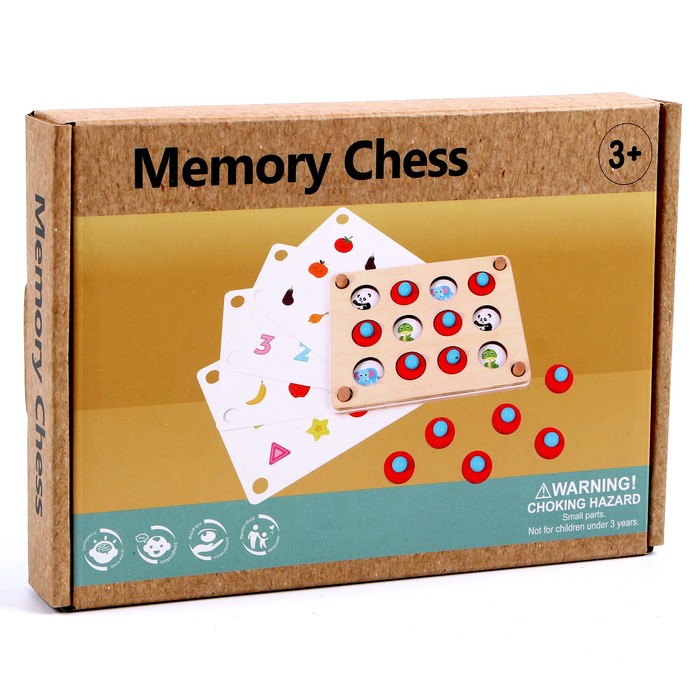 Детская развивающая игра «Мемори» 13,5 × 18,5 × 2,8 см - фото 1886544759