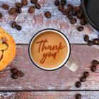 Трафарет для кофе «Спасибо», 9,5 х 8,5 см - Фото 2