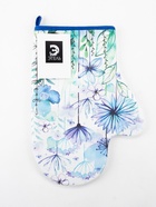 Варежка - прихватка «Этель» Blue flowers, 20×28 см, саржа, 100% хлопок, ватин 250 г/м² - Фото 3